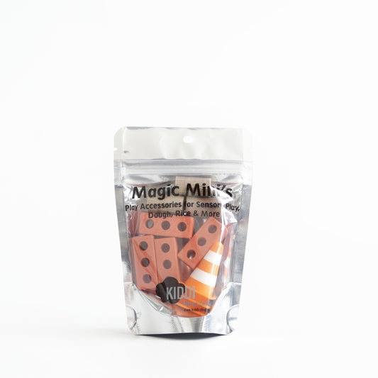 Zubehör für sensorisches Spielen | Mini Baustellenset