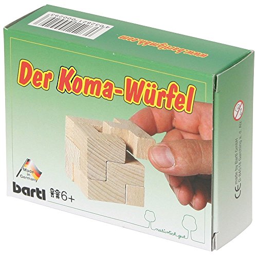 Der Koma-Würfel | Holzpuzzle