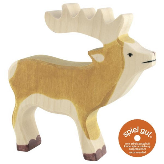 Holzfigur Hirsch