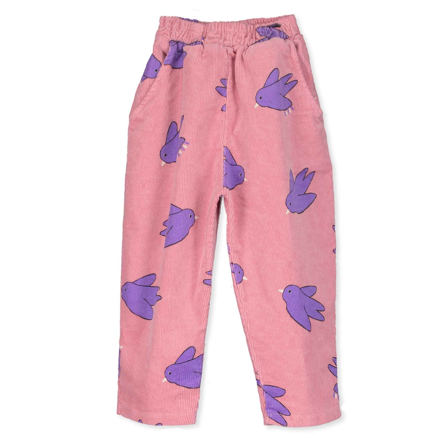 Bird Corduroy Pants | Rose
