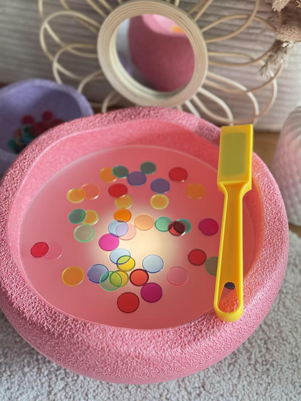 Aktivitätsplatten für Stapelstein Leuchtplatte