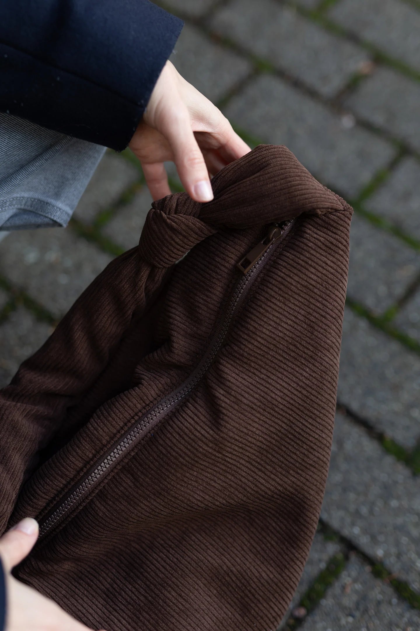 Lukkily Bag - Cord Chocolate