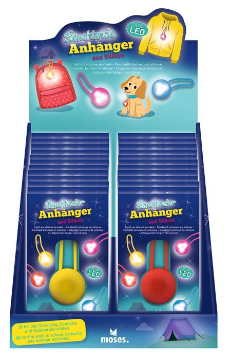 Silikonanhänger bunt