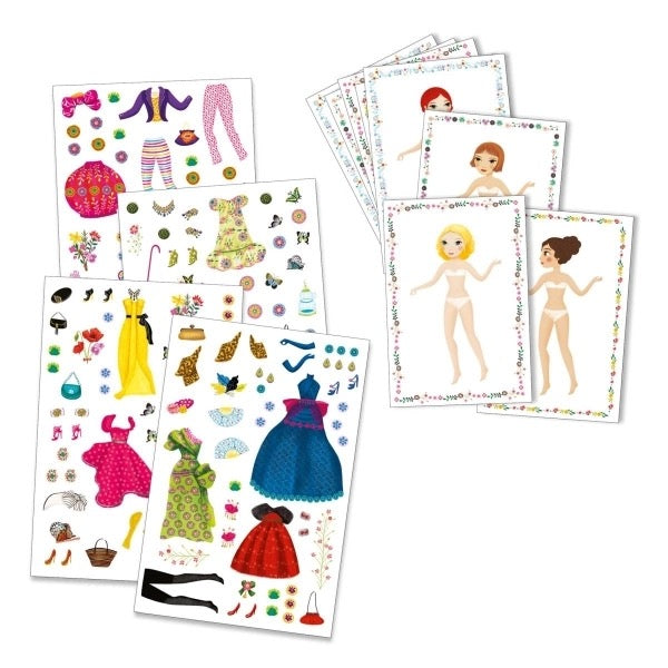 Stickerpuppen | Papierpuppen
