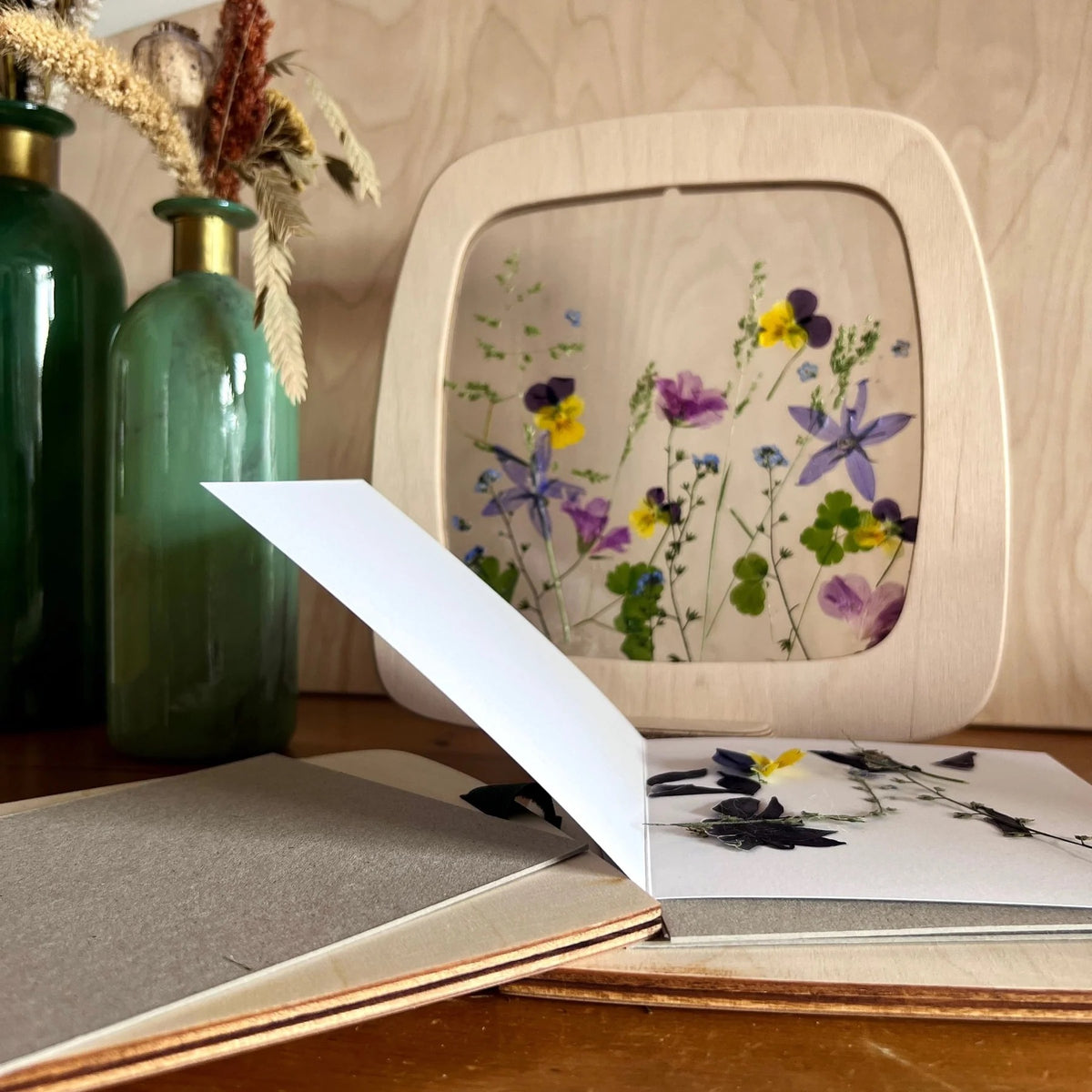 Toverlux Lampe DIY Set | Blumensilhouetten zum Selbstgestalten 4er Set