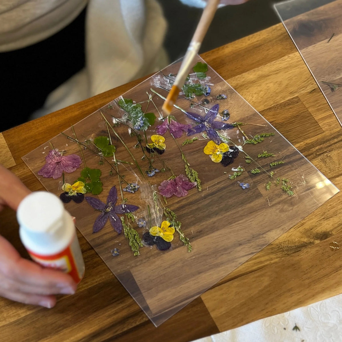 Toverlux Lampe DIY Set | Blumensilhouetten zum Selbstgestalten 4er Set