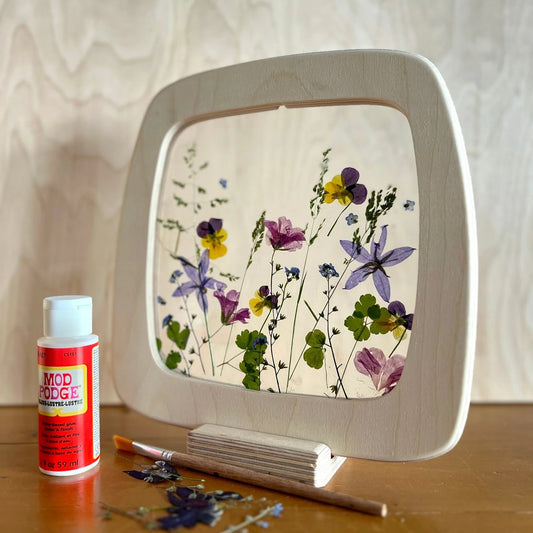 Toverlux Lampe DIY Set | Blumensilhouetten zum Selbstgestalten 4er Set