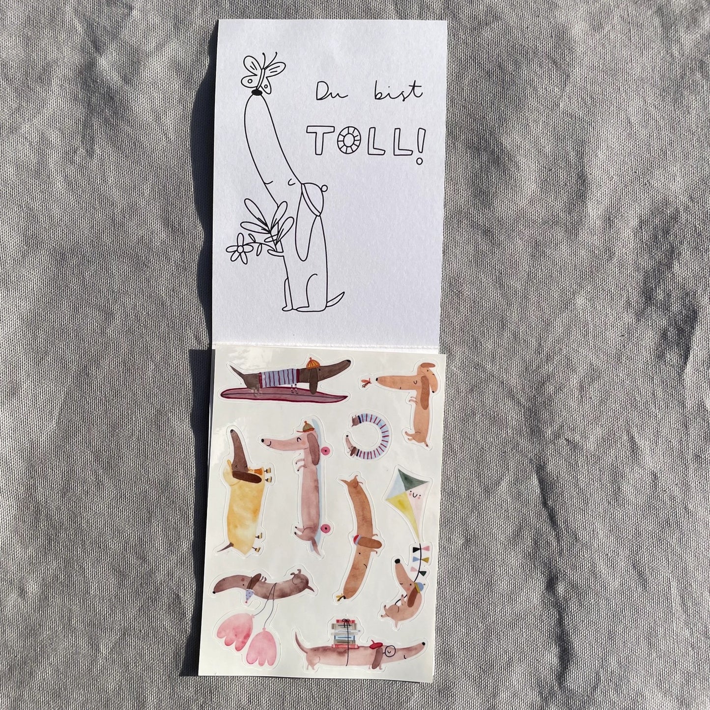 spülmaschinenfeste Sticker Dackel | Hannahs Firlefanz