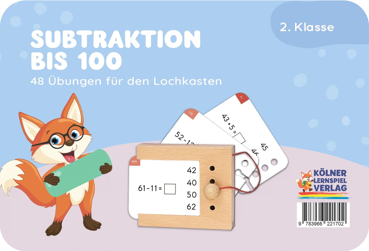 Subtraktion bis 100 - 2. Klasse | Kölner Lernspielverlag