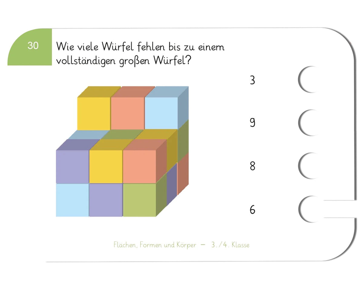 Formen, Flächen und Körper 3.-4. Klasse | Kölner Lernspielverlag