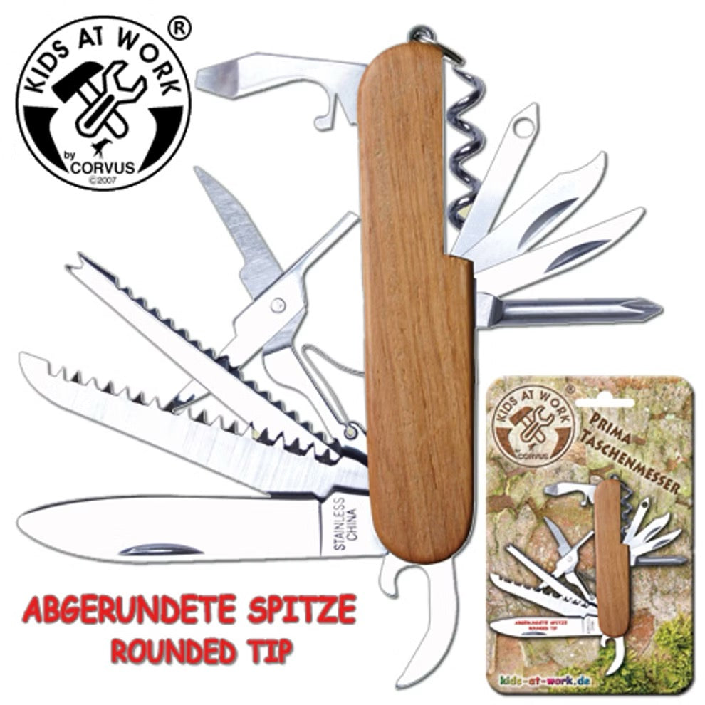 Taschenmesser 11 Funktionen | Kids at work