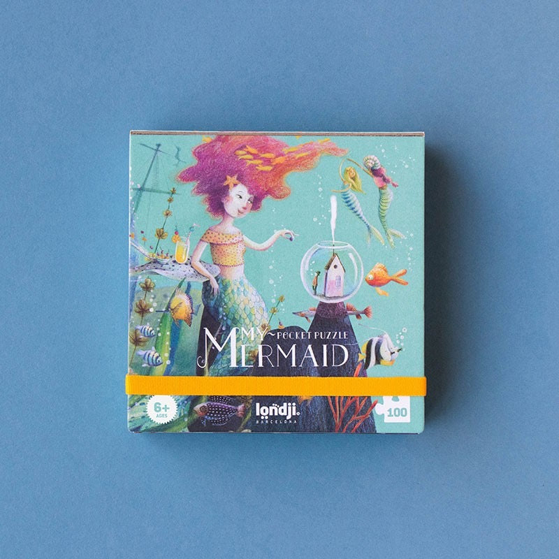 Mermaid Puzzle Pocket