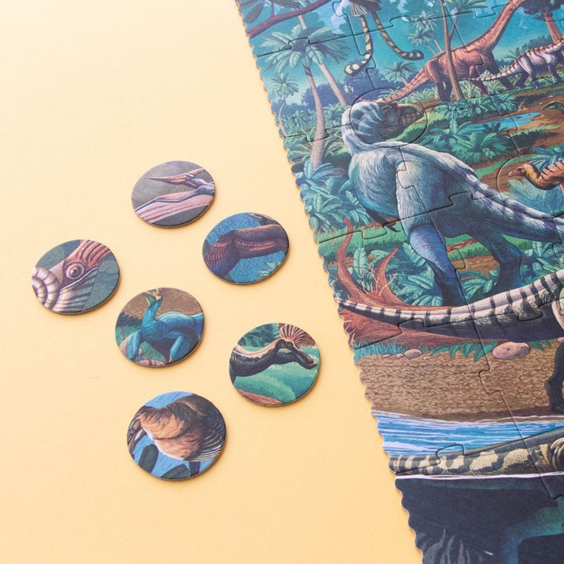 Dino Puzzle mit spannenden Infos | Age of Dino