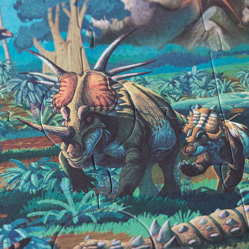 Dino Puzzle mit spannenden Infos | Age of Dino