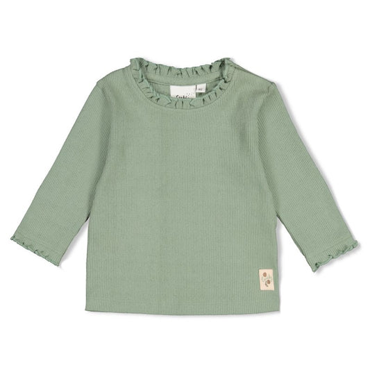 Longsleeve jade grün | feetje