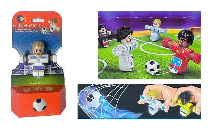 Push Kick Fußball | Einzelfigur mit Ball