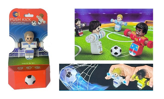 Push Kick Fußball | Einzelfigur mit Ball