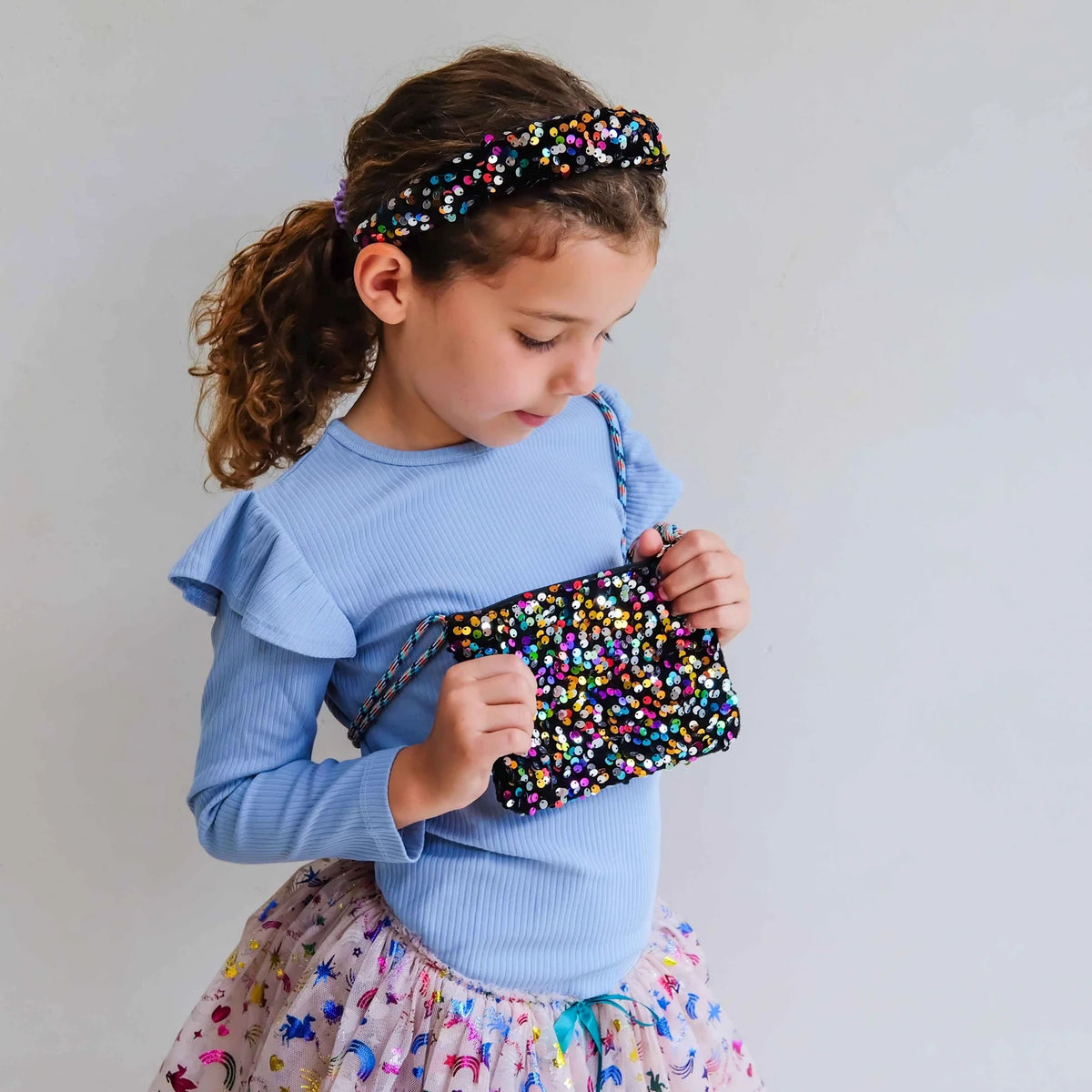 Funkelnder Pailletten Haarreif  | Mimi und Lula