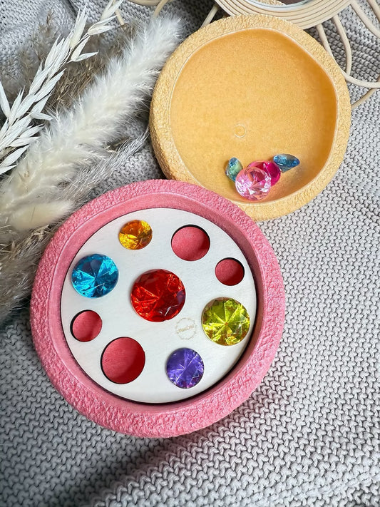 Aktivitätsplatten für Mini Stapelstein Diamanten