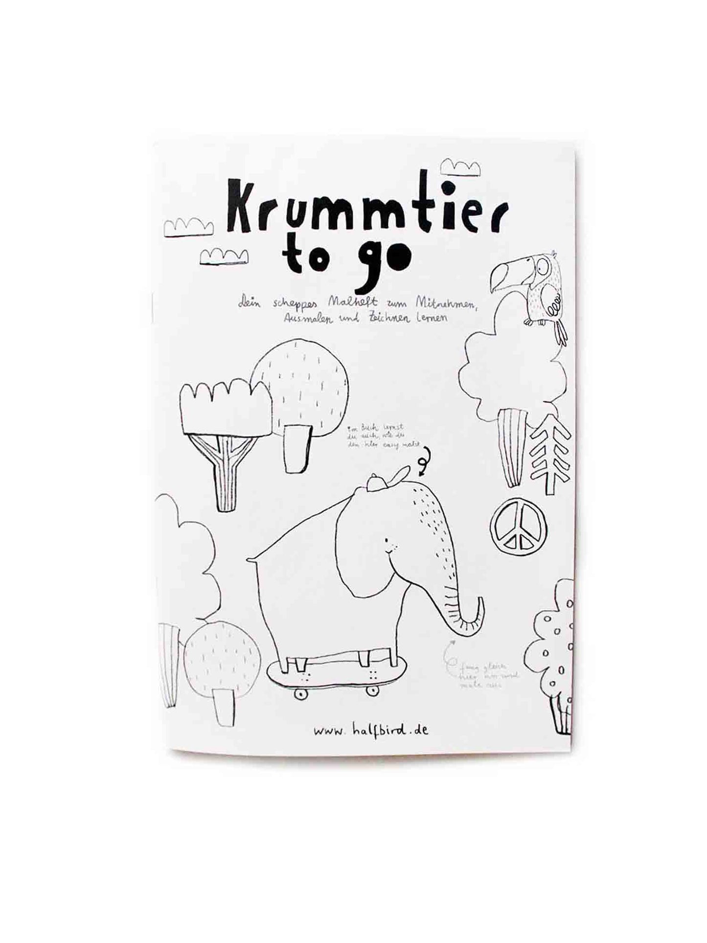 Malheft „Krummtier to go“