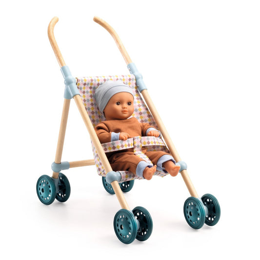 Holz Puppenwagen Little Cubes