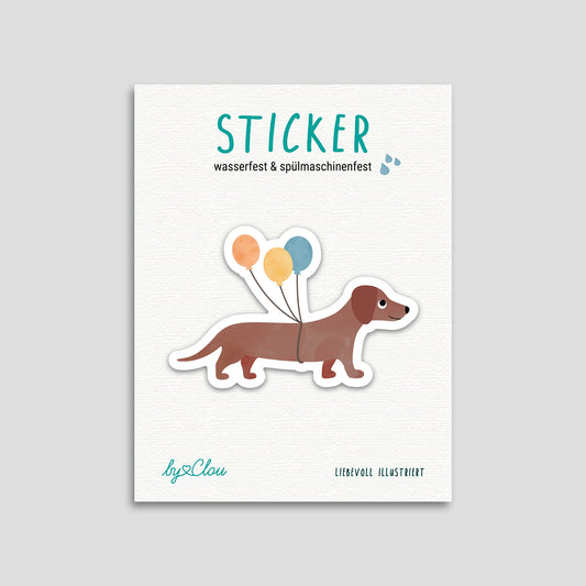 Sticker wasser- und spülmaschinenfest | verschiedene Motive