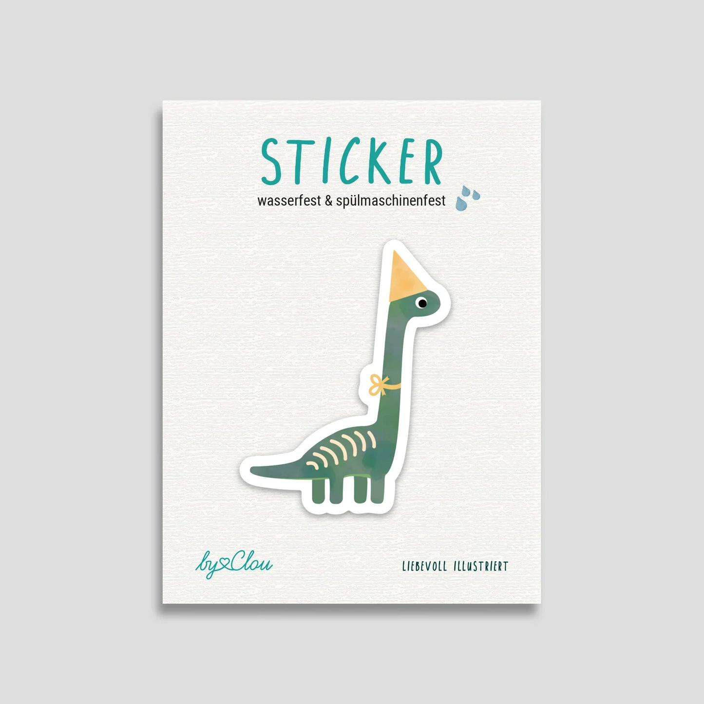 Sticker wasser- und spülmaschinenfest | verschiedene Motive