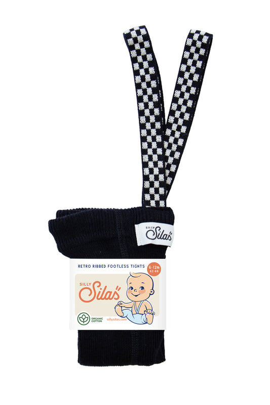 Footless Classic Black Checked