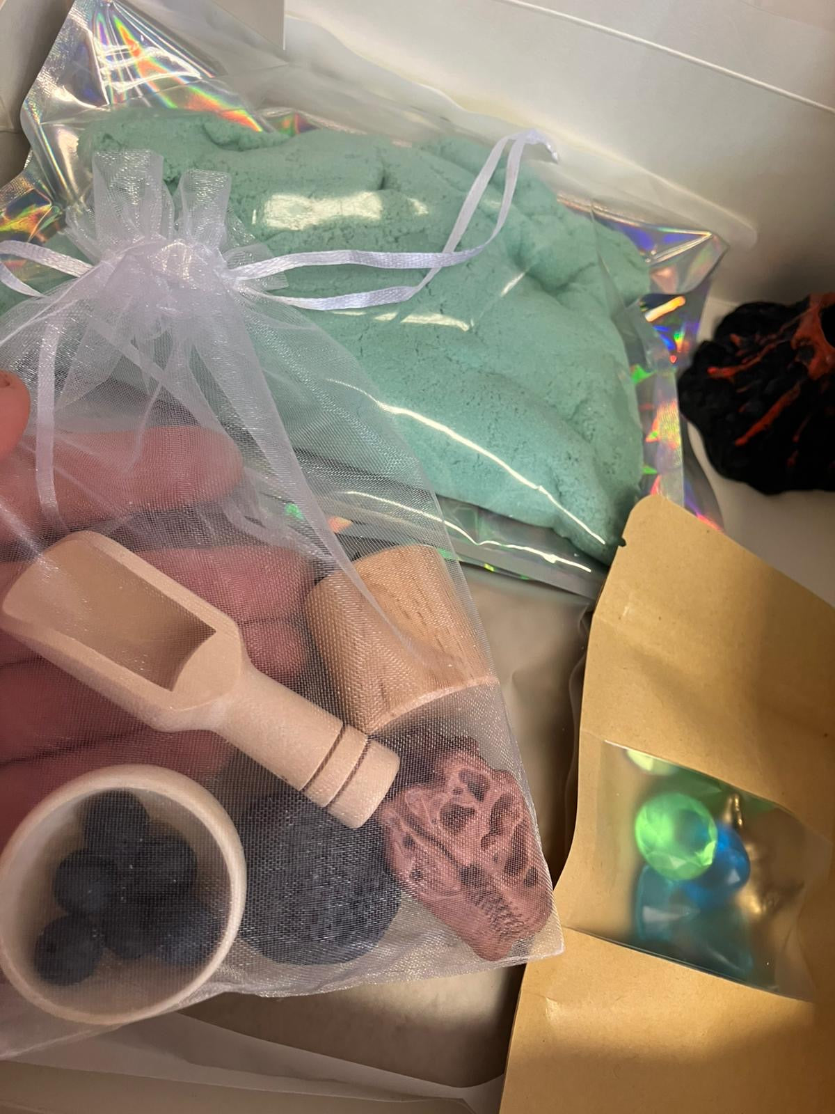 Sensorik Set | Dinolandschaft mit kinetischem Sand