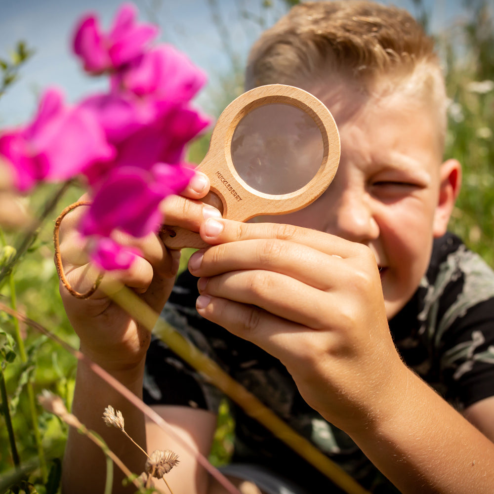 Lupe Magnifier aus Holz