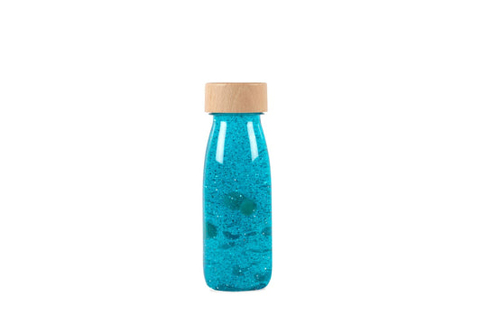 Petit Boum Sensorikspielzeug Float Bootle Turquoise