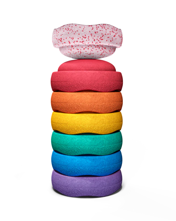 Stapelstein®  - Mini Rainbow Classic + 1 Stein Blush Gratis
