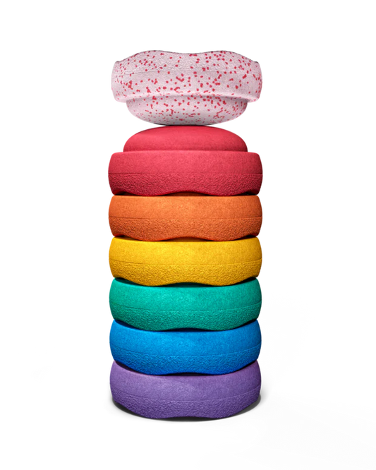 Stapelstein®  - Mini Rainbow Classic + 1 Stein Blush Gratis