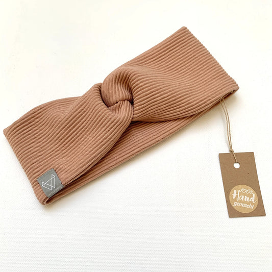 Twist Stirnband Rib Jersey Altrose