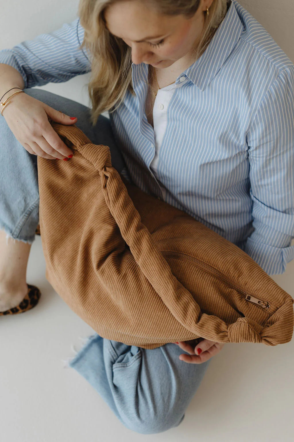 Lukkily Bag - cord congnac
