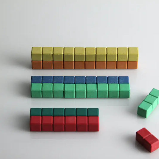 Rechenstäbchen in 10 Farben