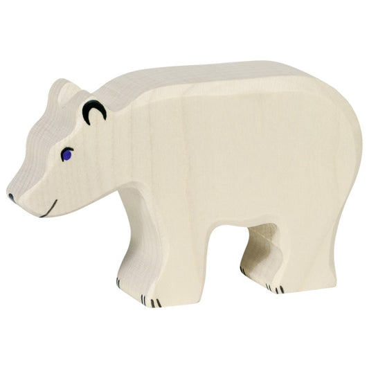 Holzfigur Eisbär