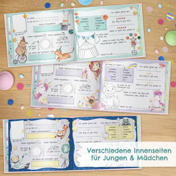Kindergartenfreundebuch verschiedene Varianten