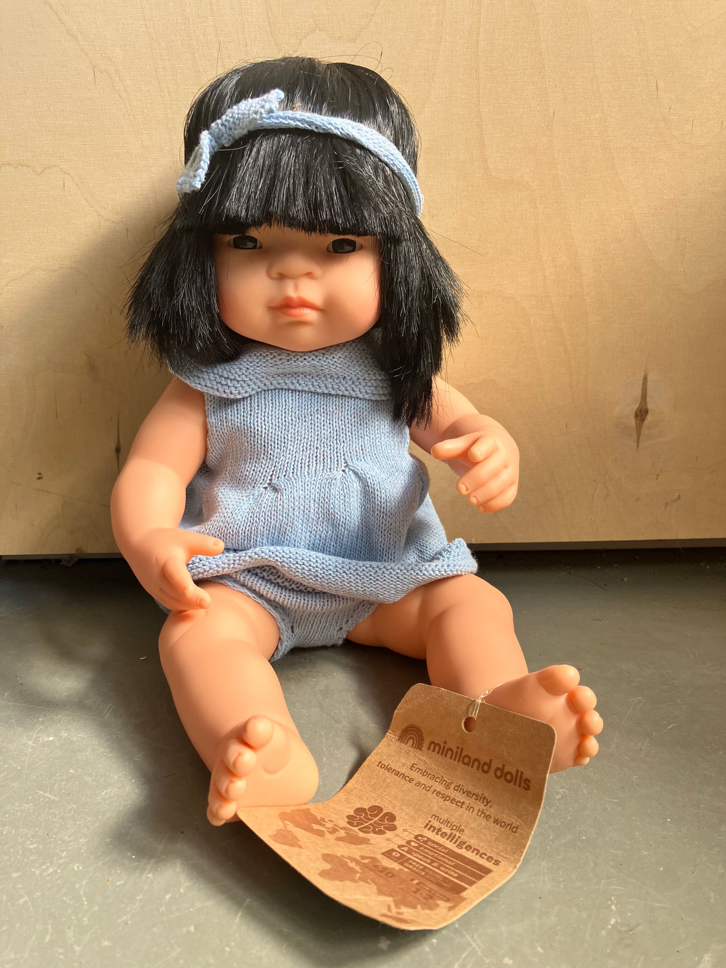 Puppe 38cm Asiatisch