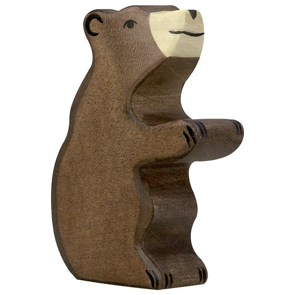 Holzfigur kleiner Bär