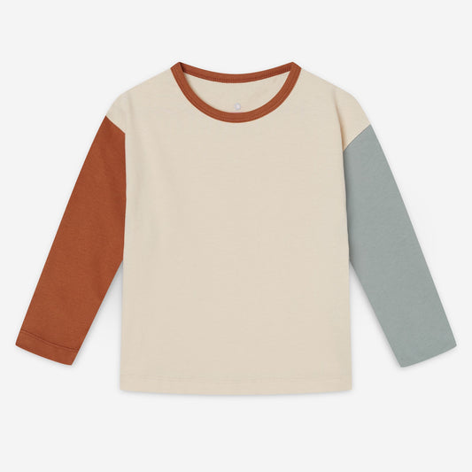 Longsleeve Colorblocking verschiedene Farben
