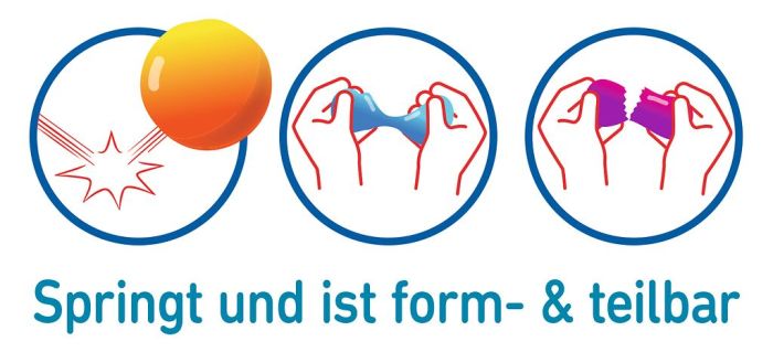 PhänoMINT Magische Farbwechsel-Springknete verschiedene Farben