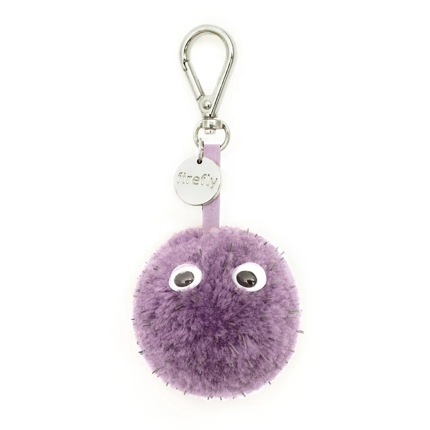 Reflektierender Anhänger "Pom Pom lila"