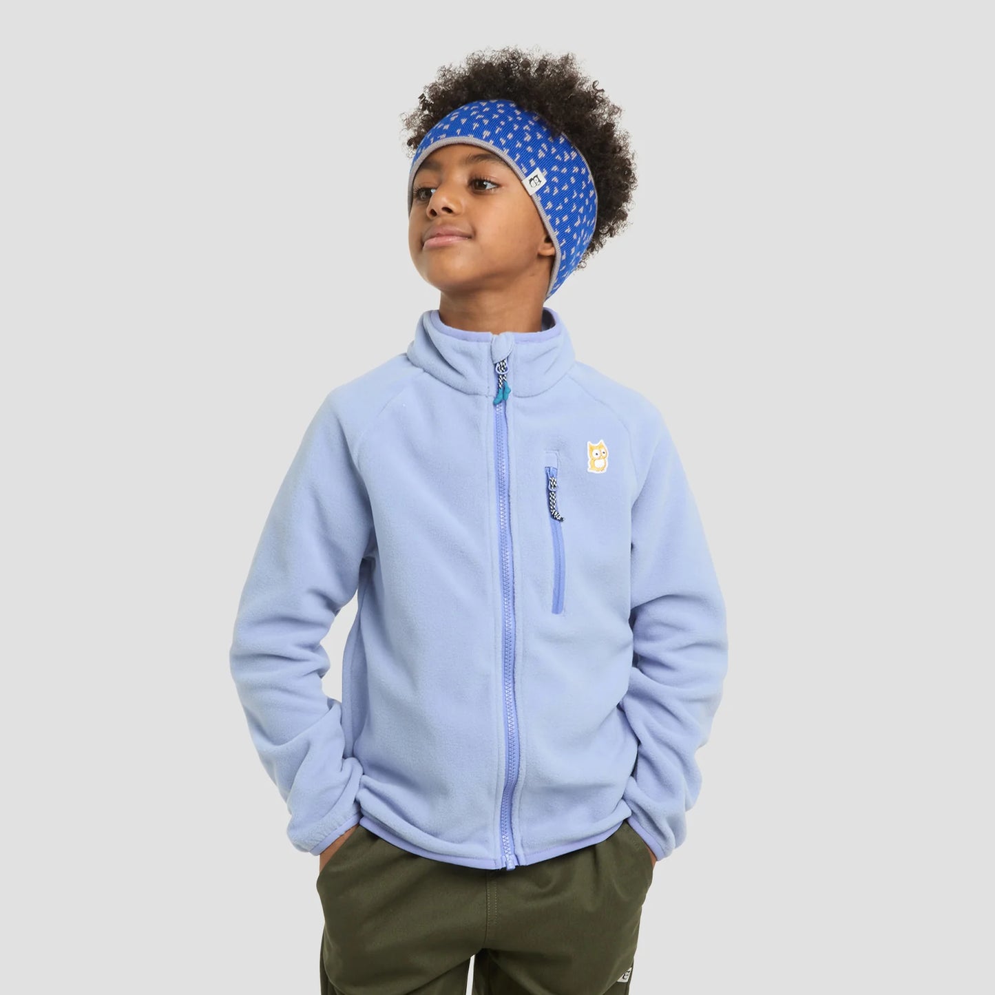 Oda Bio Fleecejacke Purple Blue
