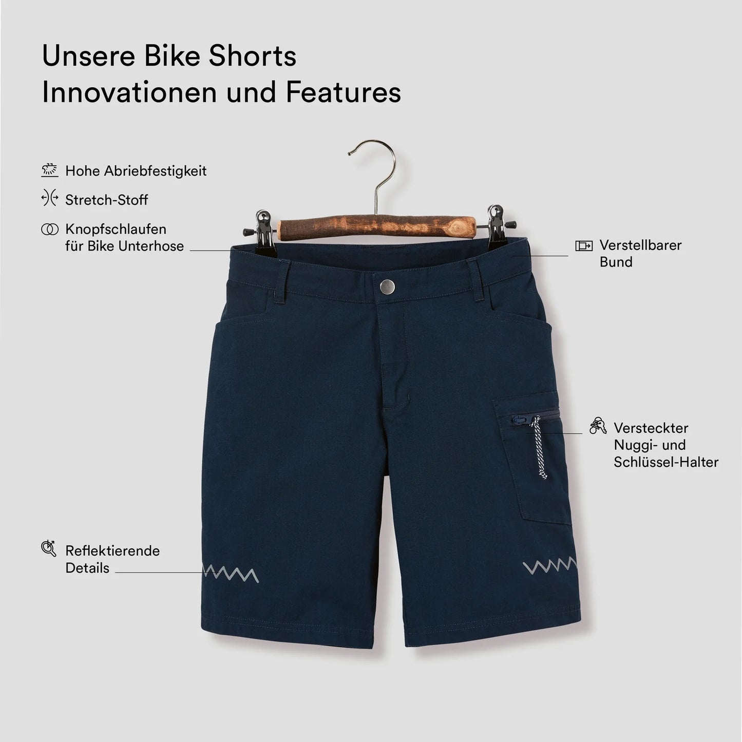 Scrab bike Shorts true navy