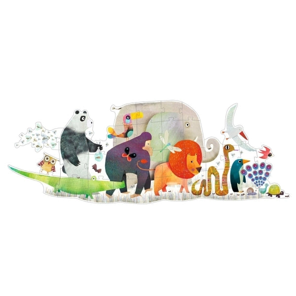 Bodenpuzzle Tierparade 36 Teile