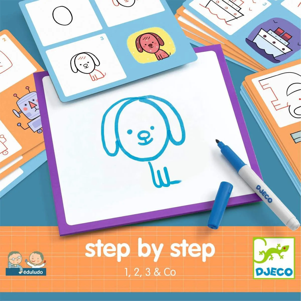 Lernspiel Step by Step 1,2,3